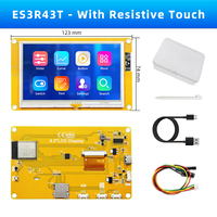 Modulo Display LCD Touch Screen Resistivo da 4.3 Pollici ESP32-S3 480x272 con BT e WIFI per Sviluppo LVGL HMI IoT