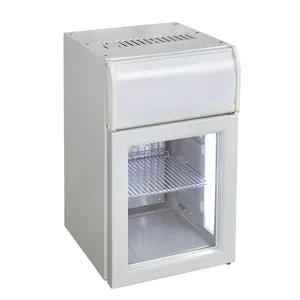 Gölgelik ile Mini soğutucu 20L tezgah soğutucu yüksek kalite bira/içecek buzdolabı içecekler soğutma