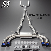 Système d'échappement Cat-back haute performance en acier inoxydable 304 pour BMW M5 G90 S68 4.4T 2025