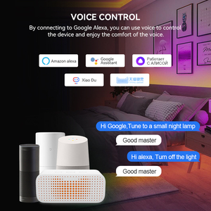 Tuya Smart Life WIFI Control RGB <span class=keywords><strong>Led</strong></span> Strip <span class=keywords><strong>Controller</strong></span> Soporte Control de Voz <span class=keywords><strong>4</strong></span> <span class=keywords><strong>Zone</strong></span> RF Remote - Product Image 4