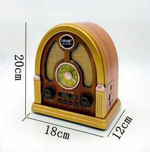 Radio NS-7061BT Inalámbrica Recargable FM <span class=keywords><strong>AM</strong></span> SW de 3 Bandas, Altavoz BT, Altavoz de Madera Vintage, Reproductor Retro - Product Image 3