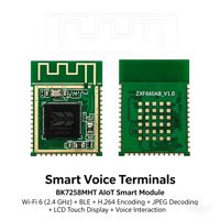 Module AIoT embarqué sans fil BK7258MHT avec WiFi 6, BLE et solution d'affichage audio pour application de contrôle de serrures intelligentes et d'appareils IP