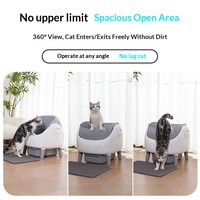 Nouvelle Litière Intelligente Ouverte en Plastique ABS pour Chat, Toilette Électrique Entièrement Automatique, Grande Capacité, OEM/ODM Mini-C-1