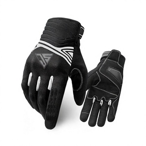 Nouveauté : Gants de cyclisme personnalisés, respirants, légers, compatibles écran tactile, imperméables, en polyester, pour vélo et moto - Product Image 1