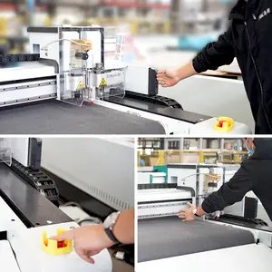 Máquina cortadora de tela CNC con cuchillo de vibración de tela automática AOL