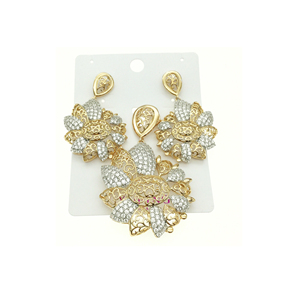 A01 Xuping Trang Sức Thanh Lịch 18K Màu Vàng 2020 Thiết Kế Mới Bộ Trang Sức - Product Image 1