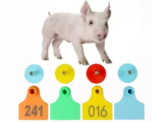 Plastic Animal Ear Tag For cattle Livestock Farm sheep pig goat