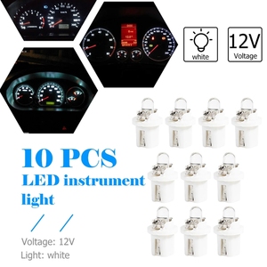 Rosso blu bianco luci del cruscotto auto <span class=keywords><strong>12V</strong></span> <span class=keywords><strong>T5</strong></span> B8.5d lampadine a LED per auto lampadine del cruscotto a bassa potenza SMD luce interruttore del cruscotto - Product Image 5