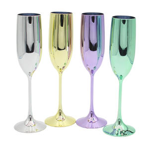 Gobelet à vin de style américain en plastique électro-plaqué de haute qualité de 6 oz pour verre, logo personnalisé pour fête, mariage, fabriqué au Vietnam - Product Image 1