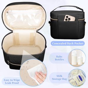 Bolsa de Transporte Portátil de Nailon para Extractor de Leche Materna con Diseño de Letras y Correa para el Hombro, para Madres Trabajadoras y Lactantes - Product Image 6