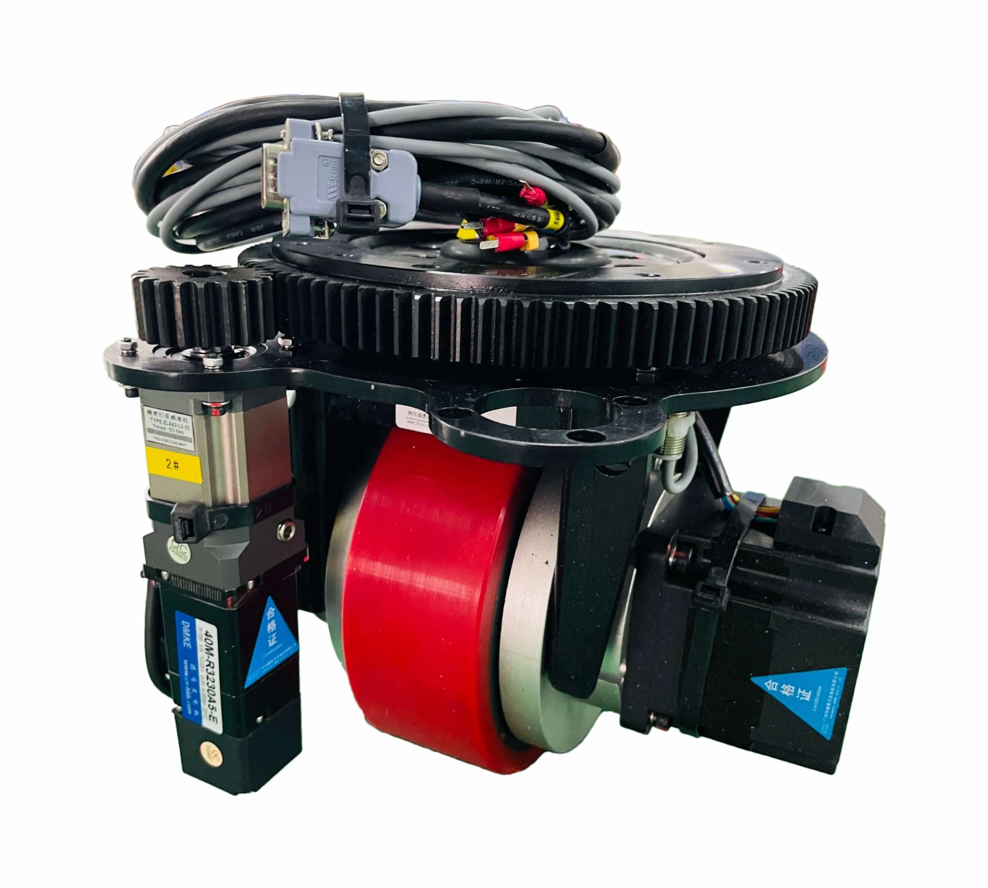 ZL-160 Double Support AGV Drive Wheel Built In planetary gear reducer