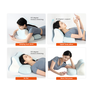 YUE RISE Vente en gros, logo personnalisé accepté, oreiller en mousse à mémoire de forme respirant à récupération lente pour dormir <span class=keywords><strong>et</strong></span> <span class=keywords><strong>lire</strong></span> avec housse en polyester - Product Image 2