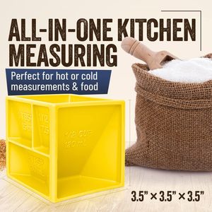 Tasses à mesurer multi-cuisson Cuillères à mesurer pour lave-vaisselle Cuillères à mesurer en plastique Set de mesure <span class=keywords><strong>Cube</strong></span> de <span class=keywords><strong>cuisine</strong></span> Outils de cuisson - Product Image 4