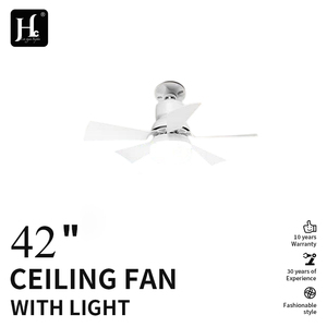 Ventilateur de plafond intelligent à télécommande, 5 pales, haute qualité, silencieux, avec un design moderne et léger en plastique. - Product Image 2