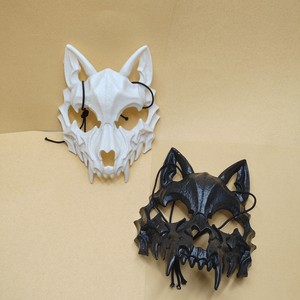 Tigre Scheletro Lupo Drago Dio in Silicone maschere da festa con corda elastica per studente foto di scena e decorazione di Halloween - Product Image 1