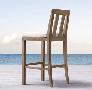 Outdoor Swimming Poolside Furniture 3pcs Teak Wood <strong>bar</strong> <strong>Table</strong> <strong>and</strong> <strong>Stools</strong> - Product Image 4