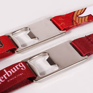 Kızlar bira şişe açacağı fonksiyonel Polyester kordon için kırmızı baskılı kordon - Product Image 3