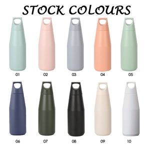Hot Seller 580ml/1080ml Custom Logo Double Wall Thermos <b>Flask</b> Insulated Stainless Steel Powder Coated Luxury Water <b>Bottle</b> - Product Image 4