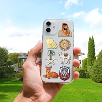 Individueller Cartoon-Logo Metall-Charm Aufkleber Handy-Zubehör Maßgefertigter Weich-Emaille Anstecker für Mobiltelefone