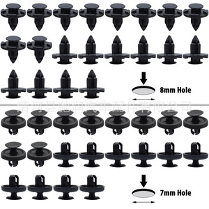 Clips de pare-chocs de voiture Chirun Auto Parts, goujons d'expansion de 8 mm et 7 mm pour la réparation et le remplacement des Toyota Corolla, Camry, Lexus - Product Image 1
