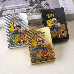 Vente en gros 55 pièces par boîte Jeu de cartes à jouer en or Cartes Pokmon de luxe Booster Box Cartes de jeu à échanger - Product Image 4