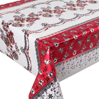 Nappe imperméable en pvc de luxe en polyester 3D gaufré, usine de Yiwu