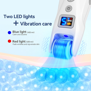 Xách Tay Mts điều trị thiết bị sinh học con lăn G5 mirconeedling bút với rung massage và liệu pháp ánh sáng làm săn chắc da chăm sóc da - Product Image 3