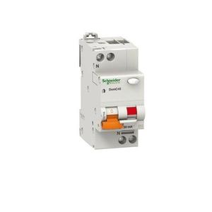 Disjoncteur différentiel Schneider Electric DomC45 1P+N 6A 30mA AC Type RCBO pour usage résidentiel et commercial - Product Image 1