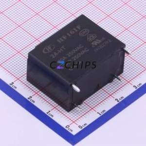HF161F/24-HT Power Relay Through hole,15.9x30.4mm Relay 24V 1 Normally Open: 1A (SPST-Normally Open)::: 4 20A-250VAC - Product Image 1
