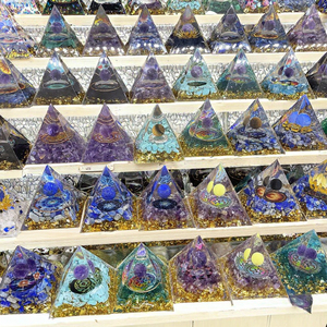 Wholesale Polished Healing Crystals <strong>Resin</strong> Energy Orgone Organite <strong>Pyramid</strong> for Spiritual Purpose - Product Image 3