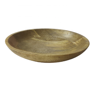 Bol à dîner rond multifonctionnel personnalisé de luxe, fait à la main, écologique, en bois de manguier naturel, pour une utilisation en soirée, de haute qualité - Product Image 1