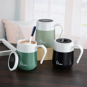 New smart temperature displaying insulated cup 304 stainless steel <b>large</b> capacity business office cup personalized <b>gift</b> cup - Product Image 1