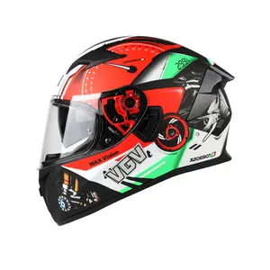 New Full Face ABS Motorcycle Helmet for Men and Women DOT Certified Motorcycle Helmet Motorcycle Double Lens Helmet Manufacturer
