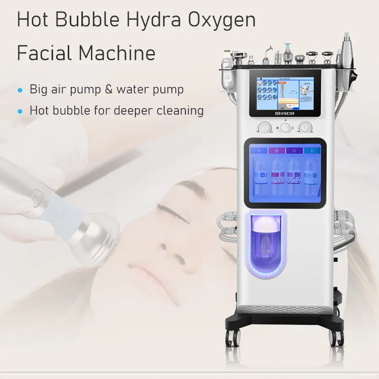 Machine de peeling facial super bubble hydro dermabrasion hydra aqua 13 en 1, nouveauté 2023