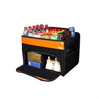 Boîte de rangement pliable multi-niveaux pour coffre et hayon de voiture avec organisateur intérieur en tissu Oxford - Accessoires de voiture