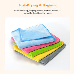 Tái sử dụng sợi nhỏ làm sạch vải nhà lau Rag sợi Ngang Đan Khăn lau bụi vải mềm Lint miễn phí thay thế cho món ăn vải hoặc khăn - Product Image 4