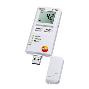 Registrador de Datos de Temperatura y Humedad Testo 184 H1 con Interfaz USB para Almacenamiento y Logística - Product Image 1