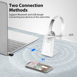 New Arrivals Hoạt Động Tiếng Ồn Hủy Bỏ Tai Nghe Không Dây Trên Tai Tai Nghe Bluetooth Cho Máy Tính Xách Tay PC Điện Thoại Di Động - Product Image 4