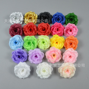 Roses artificielles en soie Dongchen Arts Crafts 8 cm, décorations de mariage, boules de fleurs pour plafond, colonnes de fleurs, arches d'allée - Product Image 4