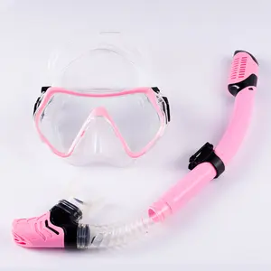 Set Masker selam dan Snorkel, peralatan menyelam profesional Anti kabut dan Snorkel terbaru 2023 untuk grosir