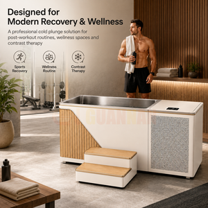 Bain de glace commercial avec système de refroidissement intégré pour studio de bien-être, hôtel et complexe hôtelier - Product Image 5