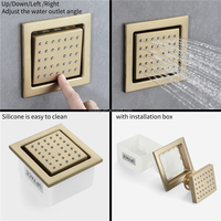HIDEEP Jiangmen 2023 nouveau 36*12 pouces musique Led pommeau de douche pluie cascade colonne d'eau robinet de douche thermostatique