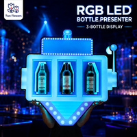 Richshining Nouveauté : Présentoir LED pour Bouteilles, Idéal pour Clubs de Nuit, Bars Extérieurs, Salons de Noël, et Présentation VIP