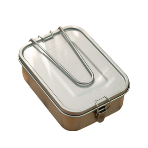 กล่องข้าวไทเทเนียมแบบพกพา ขนาด <1 ลิตร ทรงสี่เหลี่ยม พร้อมระบบทำความร้อนอัตโนมัติเต็มรูปแบบ สำหรับนักเรียน ท่องเที่ยว และตั้งแคมป์ - Product Image 1