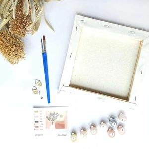 Kit de Pintura DIY, Pintura de Plantas Naturales en <span class=keywords><strong>Maceta</strong></span>, Decoración de Pared para el Hogar, Suministros de Arte y Manualidades, Kits de Manualidades para Principiantes - Product Image 1