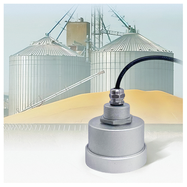 Ultra-Small 80GHz MmWave Radar Level Sensor for Grain Silos, Non-Contact, Dust/Steam Friendly tank Level Sensor
