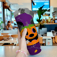 Tasse d'Halloween en acier inoxydable de 30oz personnalisée imprimée UV expédition rapide en 2 jours depuis l'entrepôt américain pour verres promotionnels