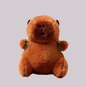 Hot Bán Thú nhồi bông sang trọng Chuột chìa khóa vòng chìa khóa xe Mặt dây chuyền grabbing Máy búp bê dễ thương capibala chuột sang trọng Keychain - Product Image 6