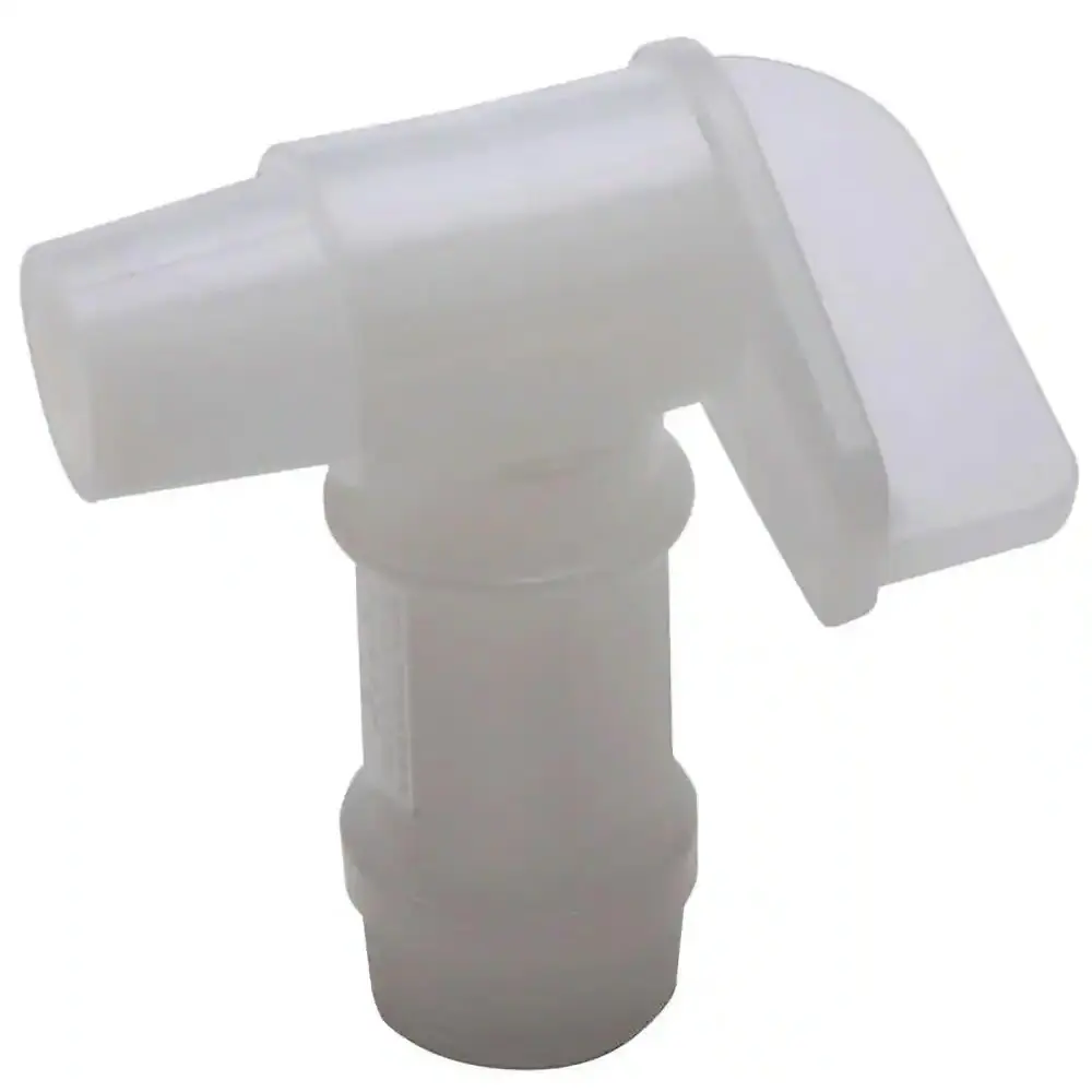 3/4" PE Plastic Dispenser Tap Natural Polyethylene Drum Pail Filling Faucet