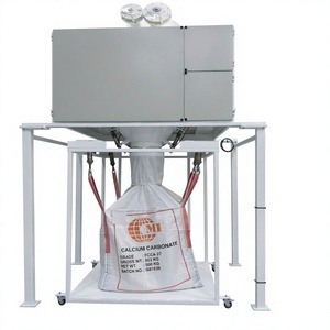 Machine d'emballage et de remplissage de sacs jumbo en plastique de 1 tonne, système de ensachage en vrac FIBC avec équipement de pesage industriel - Product Image 1